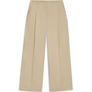 Relaxed-fit broek met hoge taille van stretchkatoen