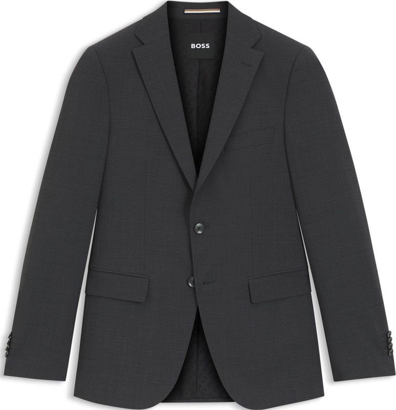 Slim fit colbert van scheerwolmix, model 'H-HARVEY-MM-C-NF'