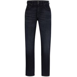 Relaxed-fit jeans van blauw denim met een kasjmierachtige feel