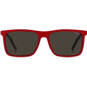Zwart optisch montuur met getinte clip-on glazen