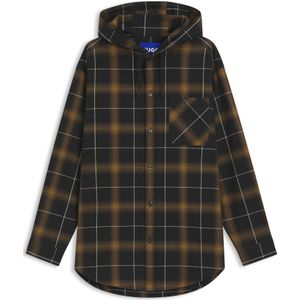 Hugo Blue - EBHOOD - Overhemdjack - Geruit - Oversized - Katoen