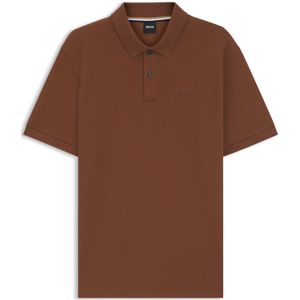 BOSS - Pallas - Poloshirt - Kastanjebruin