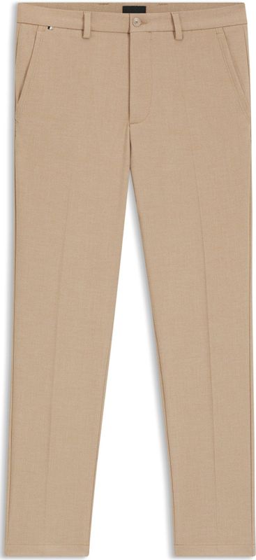 BOSS - Slim-fit Broek - Gemêleerd - Stretchmateriaal