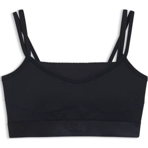 Actieve sporttop met mesh inzetstuk