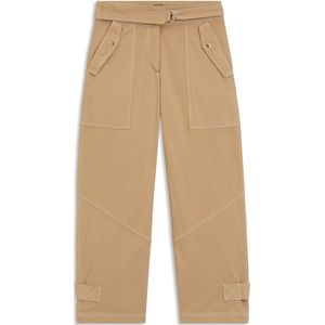 BOSS - Tulia - Broek - Bruin - Casual - Katoen