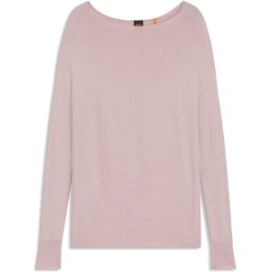 Naadloze trui met logostiksel