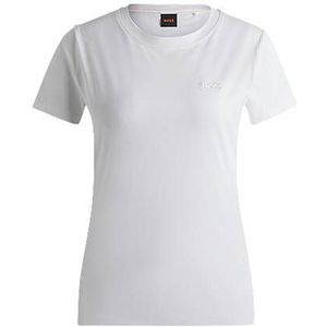 Slim-fit T-shirt van katoenen jersey met logodetail