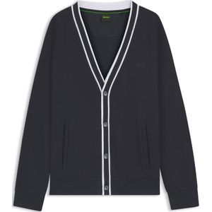 BOSS - Relaxed-fit Vest - Met Contrasterende Strepen