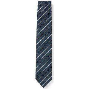 Gestreepte stropdas in een jacquardgeweven mix met zijde