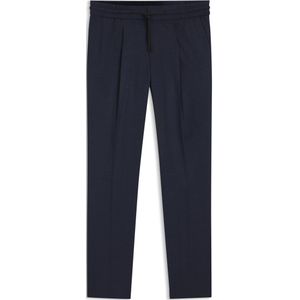 Slim-fit broek van gemêleerd stretchflanel