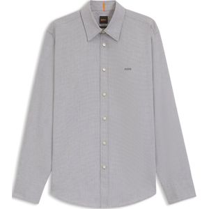 BOSS - Relegant 6 - Overhemd - Blauw - Katoen