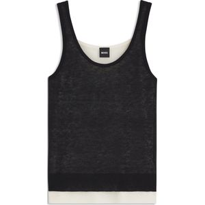 Gebreide tanktop met gelaagd ontwerp