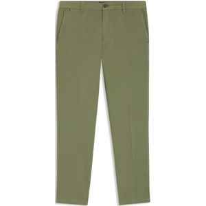 Modern-fit broek van katoenen gabardine met stretch