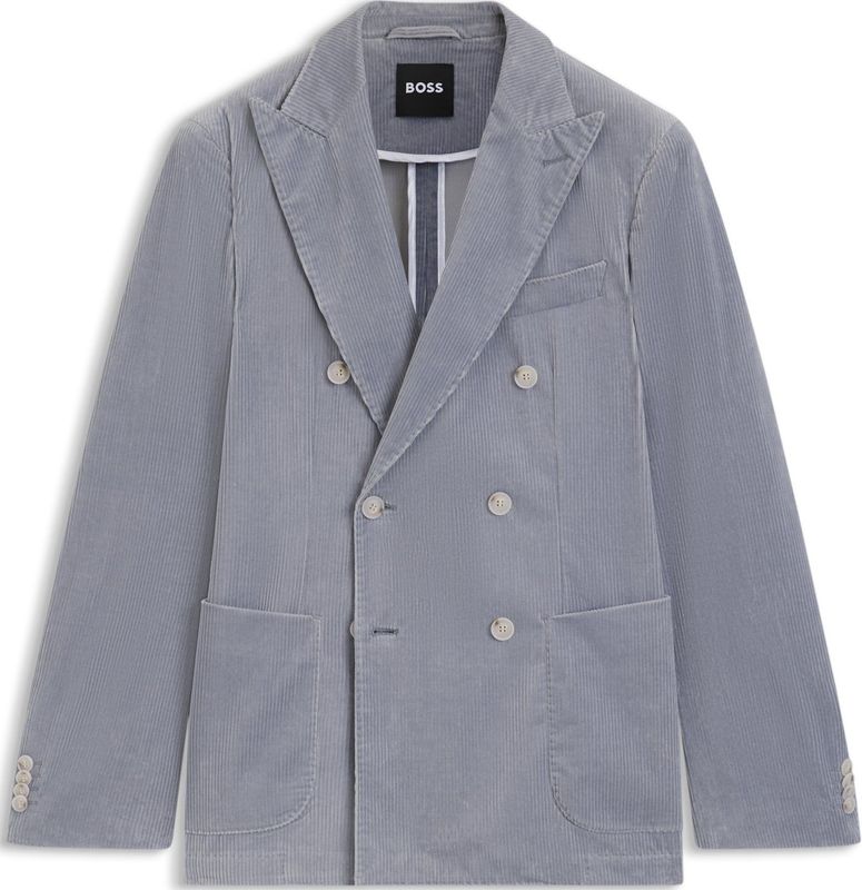 BOSS - Hanry - Colbert - Smoky Blue - Regular Fit - Corduroy