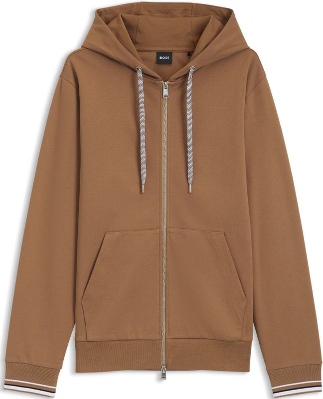 Hugo, Heren, Sweatshirts & Hoodies, Bruin, Maat: M Katoen,