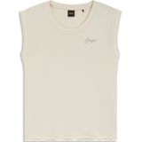 BOSS - Blousetop - Zacht Katoen - Gelaagd Effect - Kristallen Logo