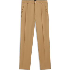 Relaxed-fit broek van katoenen twill