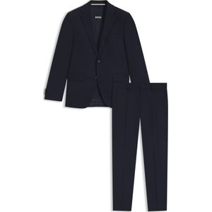 BOSS - Regular-fit - Tweedelig Pak - Stretchmateriaal - Met Dessin