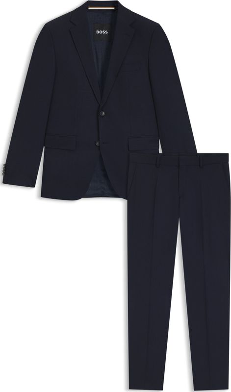 BOSS - Regular-fit - Pak - Stretchmateriaal - Met Dessin