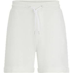 Oversized-fit shorts met zilverkleurige details