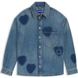 Hugo Blue - Garesa - Jeansoverhemd - Mêlee - Puur Katoen