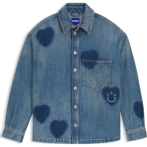 Hugo Blue - Garesa - Jeansoverhemd - Mêlee - Puur Katoen