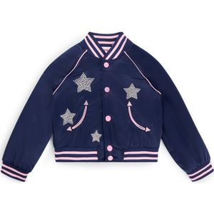 Bomberjack voor kinderen met sterren en merkaccent