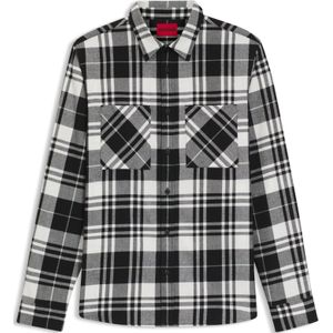 Relaxed-fit overhemd van geruit katoenen flanel