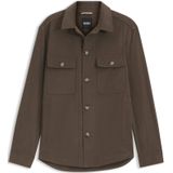 BOSS - Overshirt - Gemerceriseerd Stretchkatoen - Ruimvallend