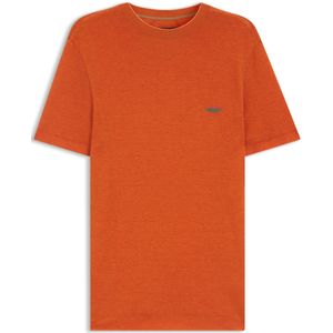 BOSS x ASTON MARTIN-T-shirt met nubuck logo