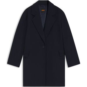 BOSS - Calesara Mantel - Blauw - Casual - Synthetisch