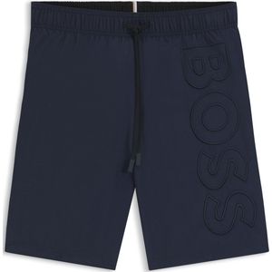 Zwemshort met 3D-logostiksel