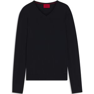 HUGO - Gebreide Trui - V-hals - Merinowol