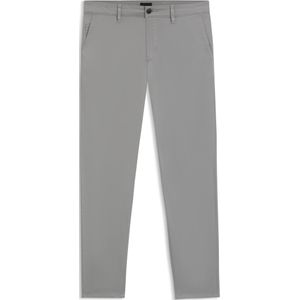 Tapered-fit satijnen chino van stretchkatoen