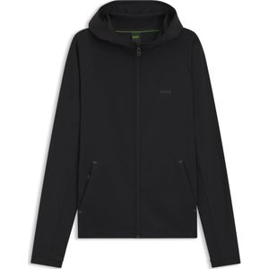 Hugo Boss - Sicon Active - Hoodie - Zwart - Sneldrogend - Vochtafvoerend - Stretchstof