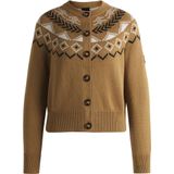 Ruitervest met gebreid patroon