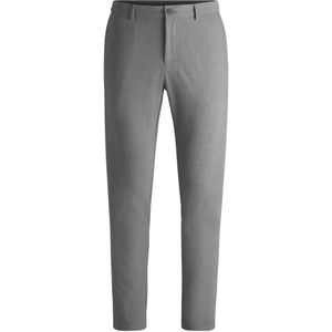 Slim-fit broek van hoogwaardig stretchmateriaal