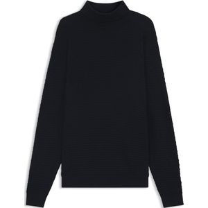 Gebreide coltrui van katoen met structuur