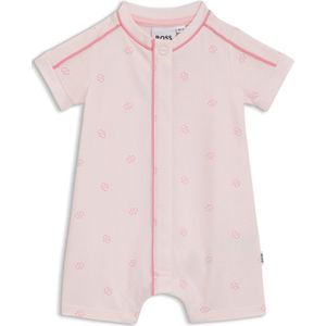 Babyspeelpakje van stretchkatoen met Double B-monogrammen