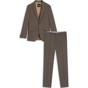 BOSS - Slim-fit Pak - Scheerwol - Microdessin