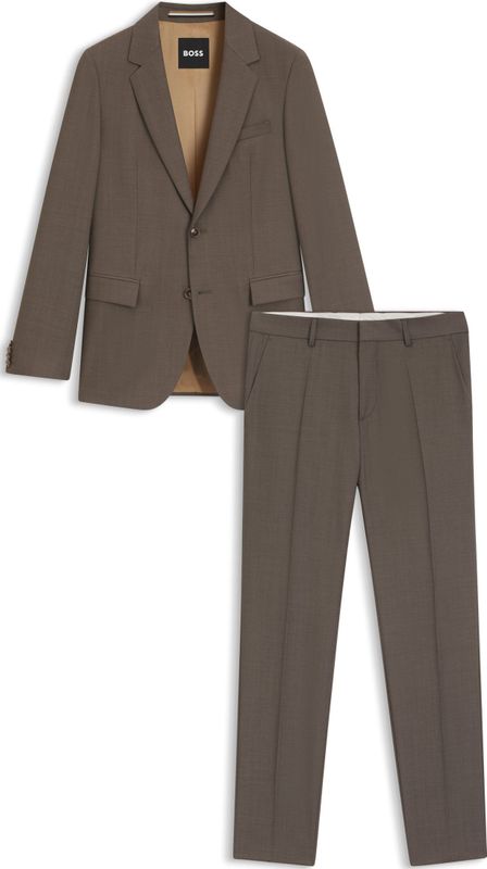 BOSS - Slim-fit Pak - Scheerwol - Microdessin