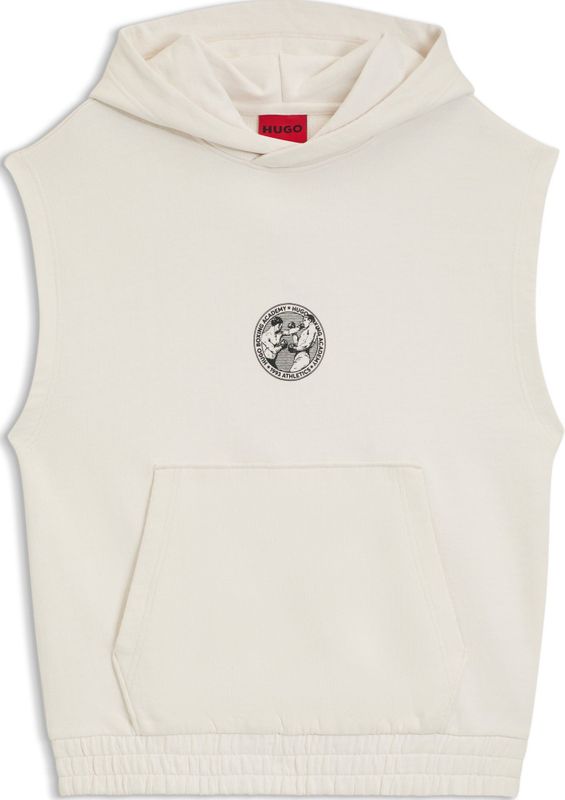 HUGO - Mouwloze Hoodie - Bokssport Artwork