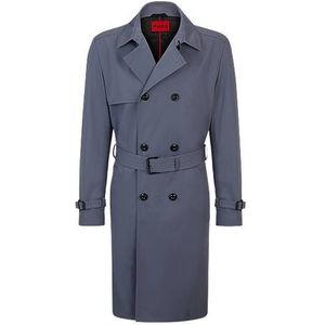 Waterafstotende trenchcoat met gespriem