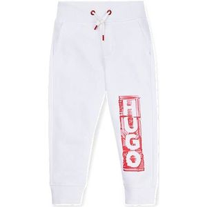 Trainingsbroek van fleece met logo in stiftstijl voor kinderen