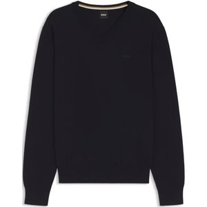 Trui met V-hals van zuivere katoen