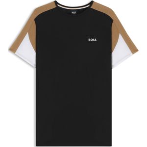 BOSS - 50545931 - T-shirt - Zwart - Homewear - Katoen - Korte Mouwen