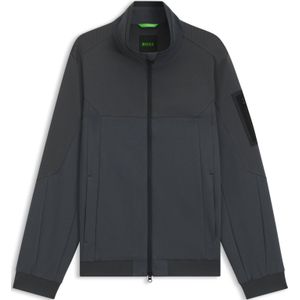 BOSS - Waterafstotend Jack - Jersey en Softshell Materiaal - Retro Geïnspireerde Blouson Styling