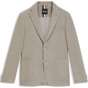Slim-fit blazer met microdessin