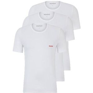Drie katoenen underwear T-shirts met logo’s