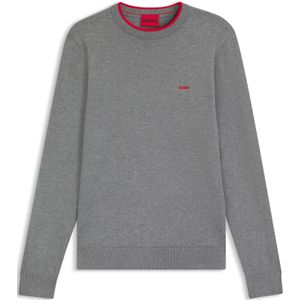 Regular-fit trui van een katoenmix